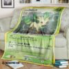 Anime Pokemon Leafeon Blanket 2