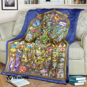 Anime Pokemon Legendary Custom Soft Blanket 2