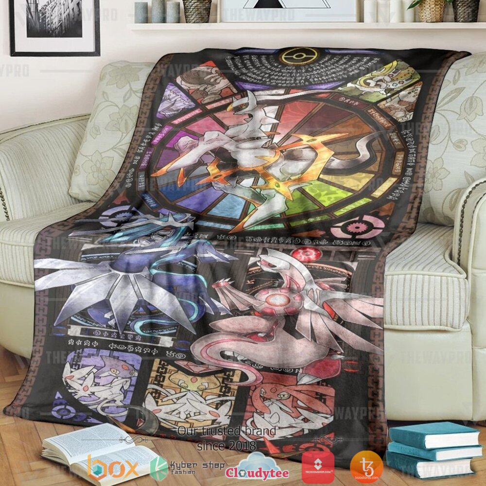Anime Pokemon Legendary Soft Blanket Anime Pokemon Legendary Soft Blanket
