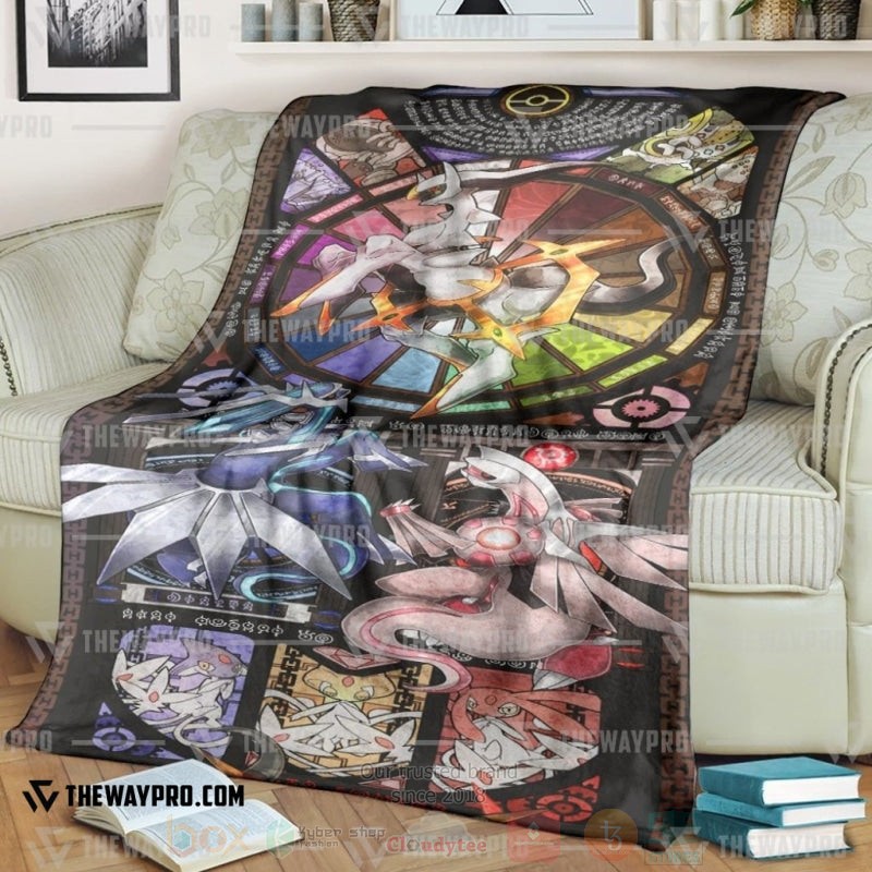 Anime Pokemon Legendarys Blanket Anime Pokemon Legendarys Blanket