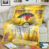 Anime Pokemon Level Ball Trainer Soft Blanket