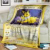 Anime Pokemon Light Jolteon 1St Edition Blanket