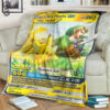 Anime Pokemon Link And Pikachu Tag Team Gx Full Printing Blanket