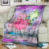 Anime Pokemon Love Mew And Celebi Gx Blanket