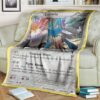 Anime Pokemon Lucario Xy Fates Collide Custom Blanket And Quilt