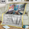 Anime Pokemon Lucario Xy Fates Collide Full Print Soft Blanket