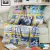 Anime Pokemon Lugia Cards Version 2 Soft Blanket