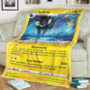 Anime Pokemon Luxray Full Print Soft Blanket