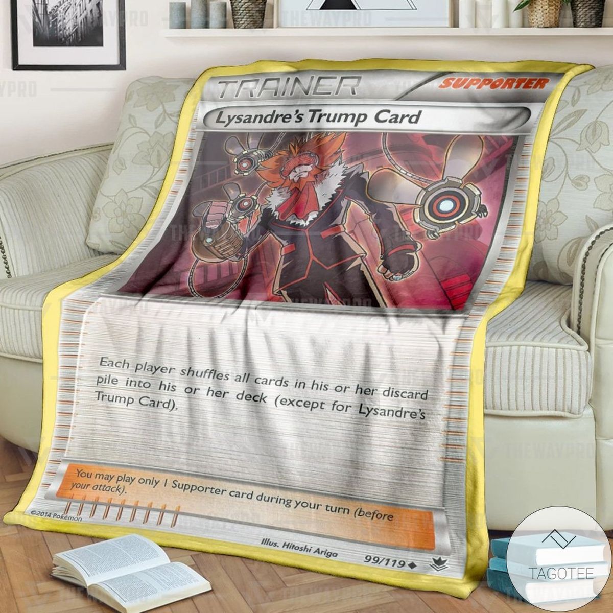 Anime Pokemon Lysandres Trump Card Phantom Forces Custom Blanket Anime Pokemon Lysandres Trump Card Phantom Forces Custom Blanket