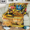 Anime Pokemon M Lucario Ex A%C2%B7 Furious Fists Blanket