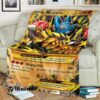 Anime Pokemon M Lucario Ex Furious Fists Quilt Blanket