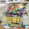 Anime Pokemon M Manectric Ex Soft Blanket