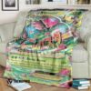 Anime Pokemon M Venusaur Ex Custom Soft Blanket