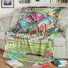 Anime Pokemon M Venusaur Ex Soft Blanket