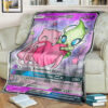 Anime Pokemon Mew And Celebi Gx Full Printing Blanket