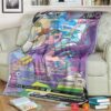 Anime Pokemon Mew V Fusion Strike Soft Blanket