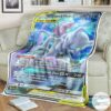 Anime Pokemon Mewtwo And Mew Custom Blanket