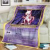 Anime Pokemon Mewtwo Evolutions Custom Soft Blanket