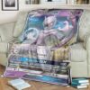 Anime Pokemon Mewtwo Gx Custom Soft Blanket