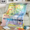 Anime Pokemon Mewtwo Mew Gx Soft Blanket