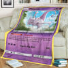 Anime Pokemon Mewtwo Psychic Full Print Soft Blanket