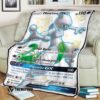 Anime Pokemon Mewtwo Shining Legends Blanket