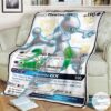Anime Pokemon Mewtwo Shining Legends Custom Blanket