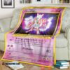 Anime Pokemon Mewtwo Wizards Black Star Soft Blanket