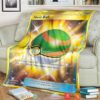 Anime Pokemon Nest Ball Trainer Soft Blanket