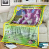 Anime Pokemon Nidoking Gym Challenge Blanket