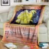 Anime Pokemon Ninetales Holo 1St Edition Soft Blanket