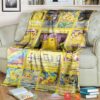 Anime Pokemon Pikachu Cards Version 2 Soft Blanket