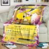 Anime Pokemon Pikachu Ex Xy Promos Yellow Soft Blanket