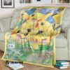 Anime Pokemon Pikachu Generations Blanket 2