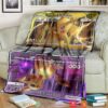 Anime Pokemon Pikachu Mimikyu Flip Team Soft Blanket