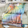 Anime Pokemon Pikachu Vmax Rainbow Custom Soft Blanket