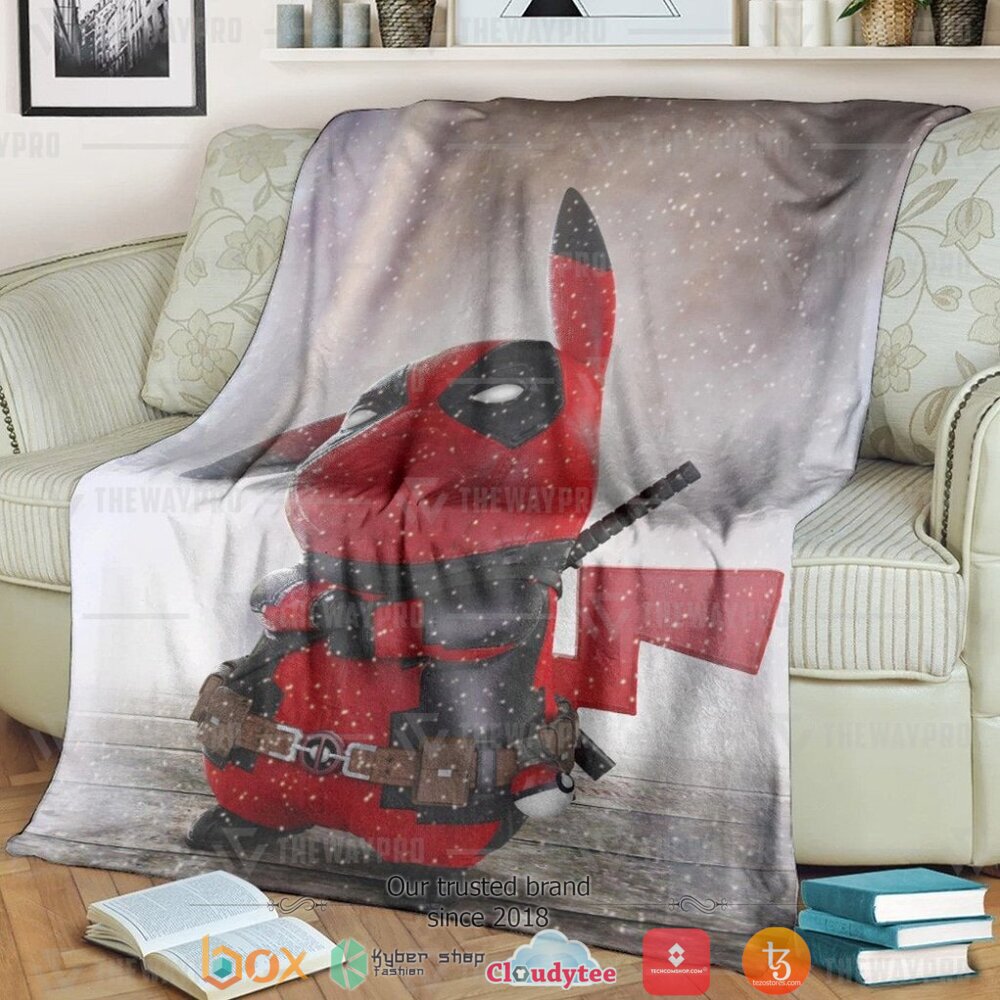 Anime Pokemon Pikapool Soft Blanket Anime Pokemon Pikapool Soft Blanket