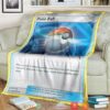 Anime Pokemon Poke Ball Trainer Soft Blanket