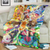 Anime Pokemon Pure Gen 1 Custom Soft Blanket