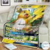 Anime Pokemon Raichu Gx Shining Legends Custom Blanket