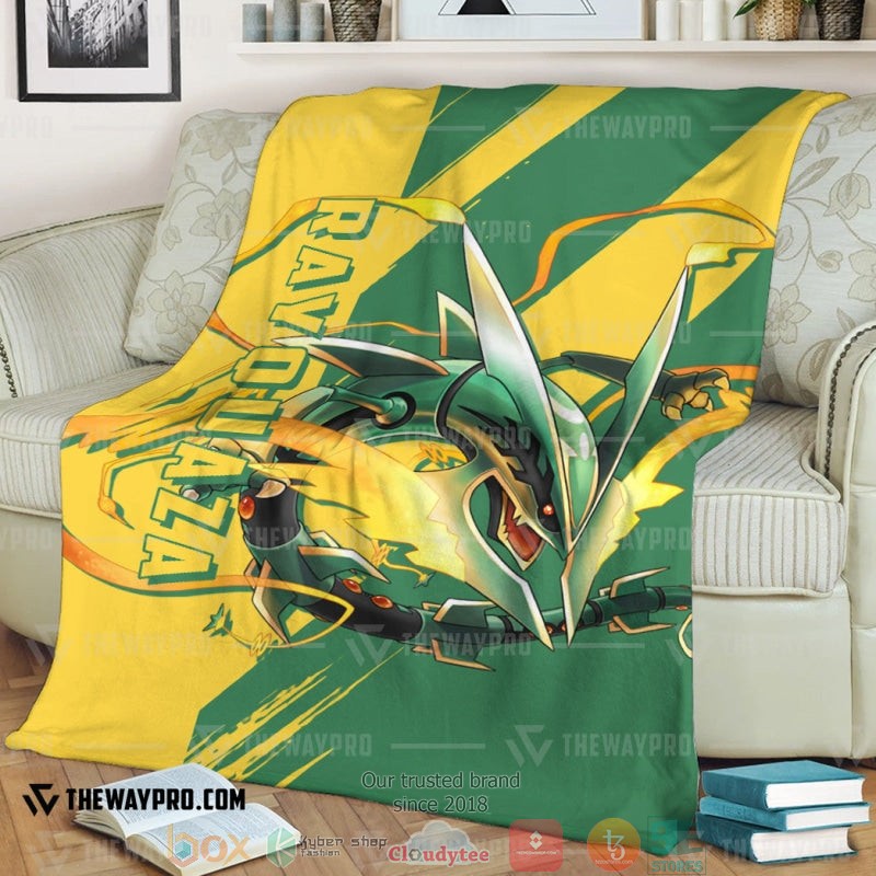 Anime Pokemon Rayquaza Soft Blanket Anime Pokemon Rayquaza Soft Blanket