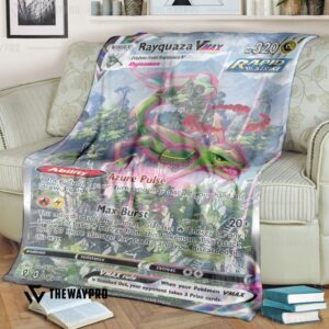 Anime Pokemon Rayquaza Vmax Blanket 2