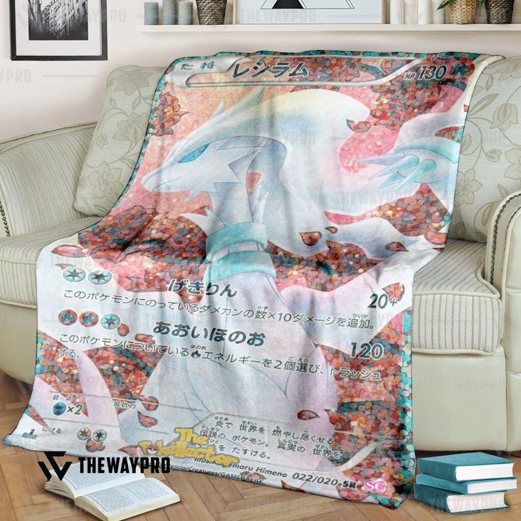 Anime Pokemon Reshiram Blanket Anime Pokemon Reshiram Blanket