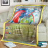 Anime Pokemon Salamence Full Print Soft Blanket