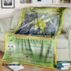 Anime Pokemon Scyther 1St Edition Blanket 2