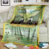 Anime Pokemon Scyther 1St Edition Soft Blanket 2