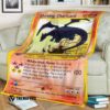 Anime Pokemon Shining Charizard Blanket