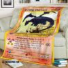 Anime Pokemon Shining Charizard Blanket 2