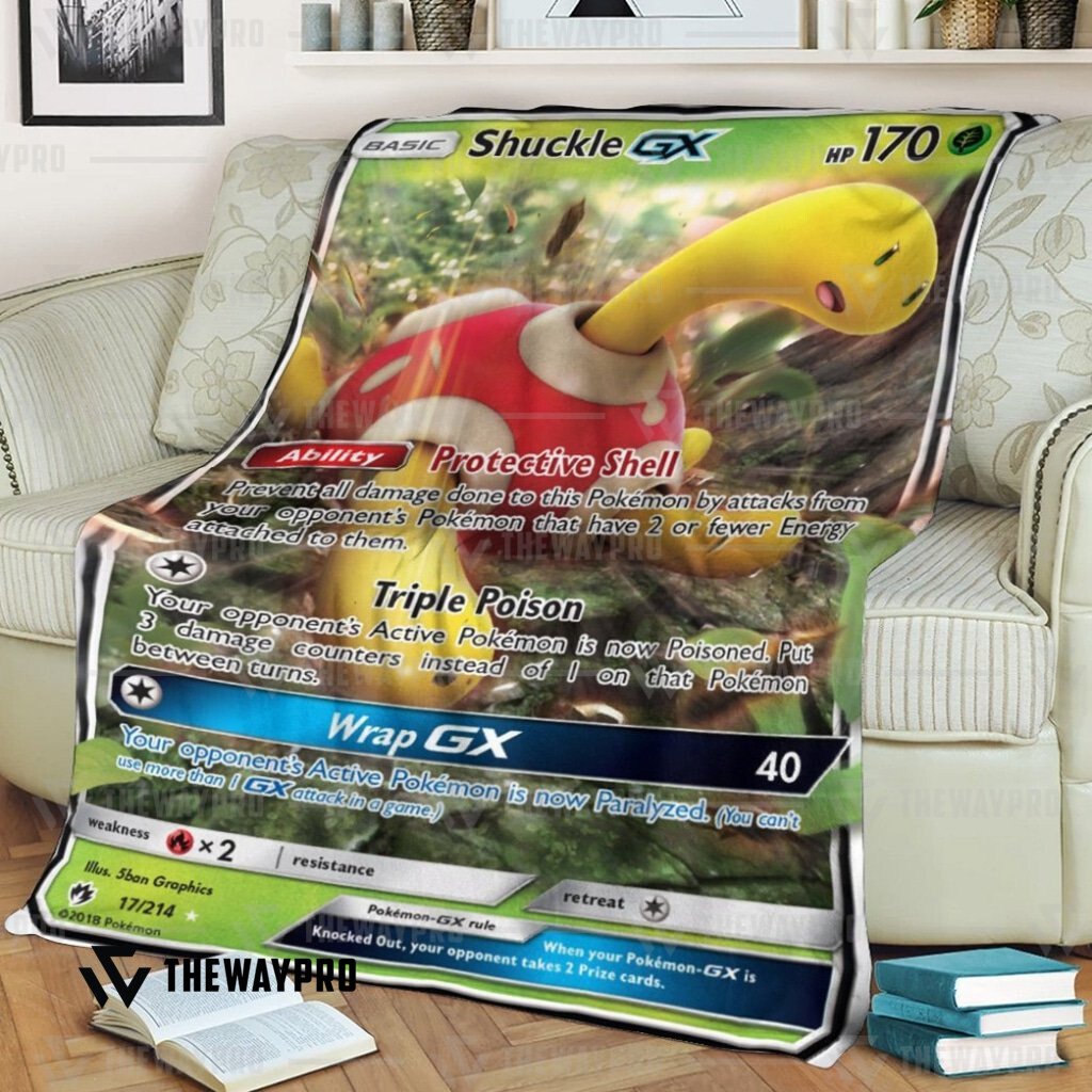 Anime Pokemon Shuckle Gx Lost Thunder Blanket Anime Pokemon Shuckle Gx Lost Thunder Blanket