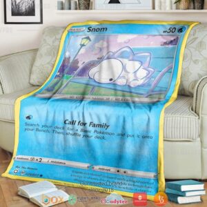 Anime Pokemon Snom Shining Fates Soft Blanket